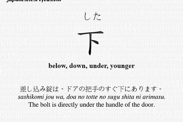 は (wa), 一 (ichi), 一つ (hitotsu),  一番 (ichiban),   一人 (hitori), 上 (ue), 上手 (jouzu) e 下 (shita) – JLPT N5 – Dia 1